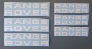 Range Rover brake caliper stickers decals sets