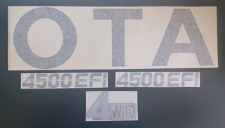 Land Cruiser TURBO decals stickers / vinyl graphics