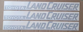 Land Cruiser TURBO decals stickers / vinyl graphics