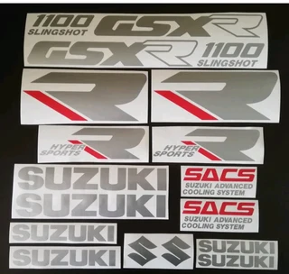 1989 - 1990 Suzuki GSXR 1100 vinyl decals stickers sets