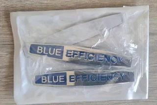 Mercedes Blue Efficiency fender badges emblems