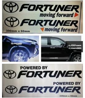 Toyota Fortuner stickers decals vinyl cut graphics