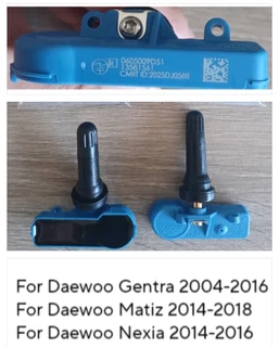 Daewoo TPMS/ tyre pressure monitor sensors and valve stems