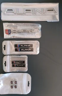 BMW Alpina 82mm and 74mm bonnet and boot badges