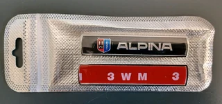 BMW Alpina 82mm and 74mm bonnet and boot badges