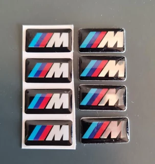 BMW Motorsport Gel badges emblems stickers