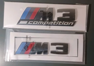 BMW M3 Badges emblems stickers