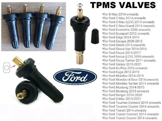 Ford tyre pressure sensors and valves