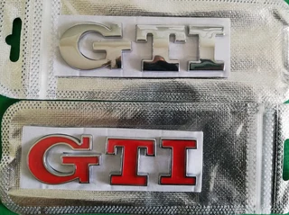VW GTI front bolt on grille badges emblems