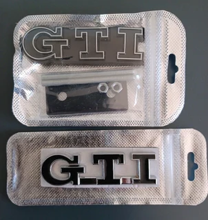 VW GTI front bolt on grille badges emblems
