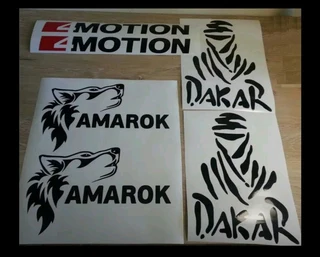VW Amarok Canyon decals stickers graphics