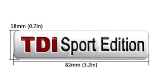 VW TDI bolt on grille badges emblems