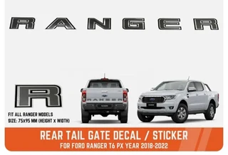 Ford Ranger Wildtrak stickers decals sets