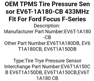 Ford Fiesta tyre valves and tyre pressure sensors