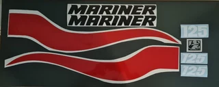 2003 - 15 Mariner 90 Outboard motor stickers decals sets