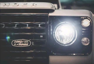 Land Rover DEFENDER aluminum embossed bonnet badge