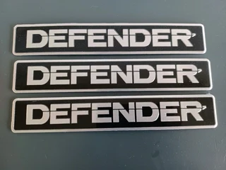 Land Rover Defender Aluminum Embossed Bonnet Badge