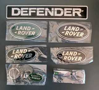 Land Rover DEFENDER aluminum embossed bonnet badge
