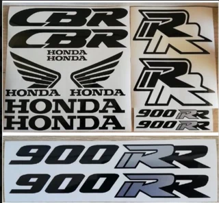 Decal sticker set for a 1995 CBR 900RR