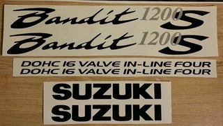 2001 Suzuki Bandit 1200S decals stickers kits