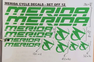 Merida bicycles frame stickers decals sets
