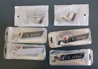 Hyundai N Line wheel rim stickers badges
