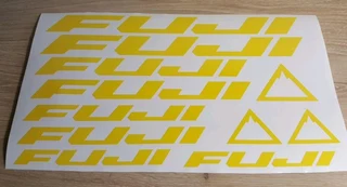 Fuji bicycle frame stickers decals vinyls