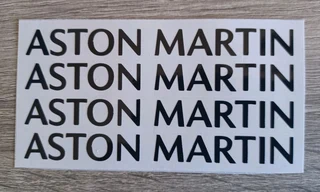 Aston Martin brake caliper decals stickers sets