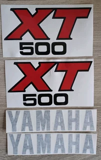 1981 Yamaha XT 500 decals stickers sets