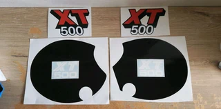 1981 Yamaha XT 500 decals stickers sets