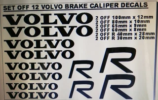 Volvo badges emblems stickers