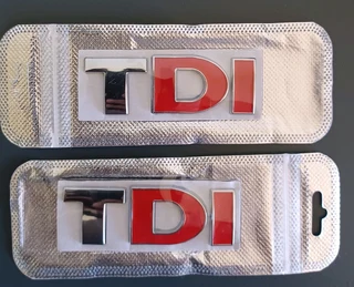 VW TDI badges emblems stickers