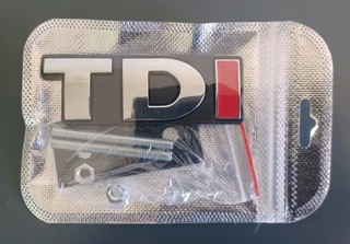 VW TDI emblems badges stickers