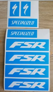 Specialized FSR bicycle frame stickers decals kits