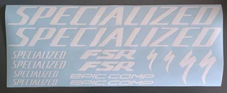 Specialized FSR bicycle frame stickers decals kits