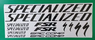 Specialized FSR bicycle frame stickers decals kits
