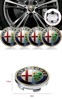 Alfa Romeo steering wheel emblems badges