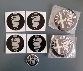 Alfa Romeo steering wheel emblems badges
