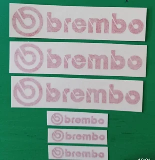 Subaru STI / Brembo brake caliper stickers decals sets