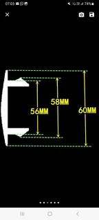 Ford 60mm wheel centre caps / emblems