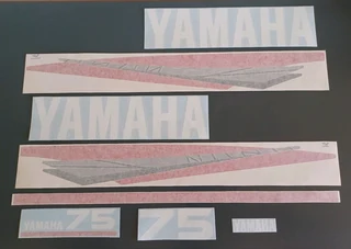 Yamaha 60 two stroke outbound motor stickers decals kits