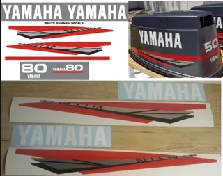 Yamaha 60 two stroke outbound motor stickers decals kits