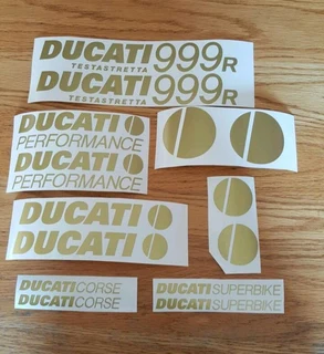 Ducati tri colour front badge emblem