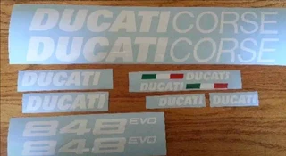 Ducati tri colour front badge emblem