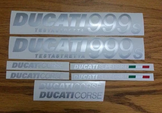 Ducati tri colour front badge emblem