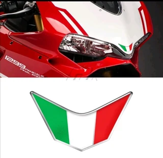 Ducati tri colour front badge emblem