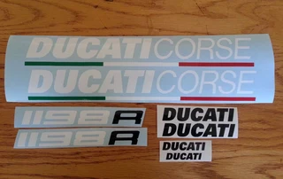 Ducati tri colour front badge emblem
