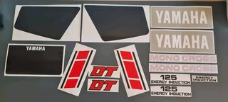 Yamaha DT 125 LC decals stickers vinyl graphics kit