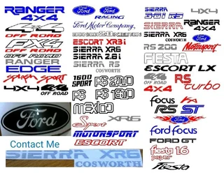 Ford Escort MK2 MK3 MK4 oval badges emblems