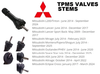 Mitsubishi TPMS tyre valve stems